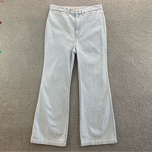 Madewell High-Rise Flare Jeans in Hanford Wash: Welt Pocket Edition -  Size: 32